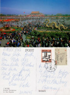 CHINA 1995 POSTCARD SENT TO FLENSBURG - Cartas & Documentos