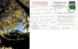 CHINA 2004 POSTCARD SENT TO NUERNBERG - Covers & Documents