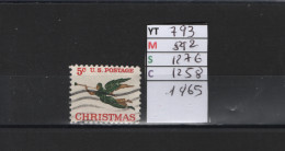 PRIX FIXE Obl 793 YT 892 MIC 1276 SCO 1258 GIB Ange Christmas Noël 1965 58A/11 - Gebraucht
