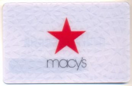 Macy's, U.S.A., Carte Cadeau Pour Collection, Sans Valeur # Macys-154 - Treuekarten