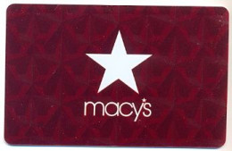 Macy's, U.S.A., Carte Cadeau Pour Collection, Sans Valeur # Macys-155 - Treuekarten