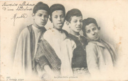 CPA Afrique > Algérie Enfants La Plus Belle Grimace - Geiser Alger - Enfants