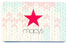 Macy's, U.S.A., Carte Cadeau Pour Collection, Sans Valeur # Macys-161 - Cartes De Fidélité Et Cadeau