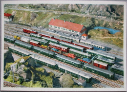 SWITZERLAND SWISS SCHWEIZ HELVETIA TRAIN RAILWAY LOCOMOTIVE LOCO EISENBAHN CP POSTCARD CARTOLINA CARTE POSTALE POSTKARTE - Klosters