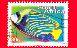 SUD AFRICA - Usato - 2000 - Fauna - Pesci - Vita Marina - Pesce Angelo Imperatore - 30 - Gebraucht