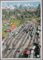 SWITZERLAND SWISS SCHWEIZ HELVETIA TRAIN RAILWAY LOCOMOTIVE LOCO EISENBAHN CP POSTCARD CARTOLINA CARTE POSTALE POSTKARTE - Klosters