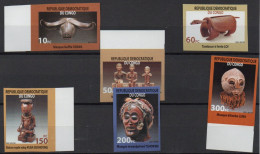 Congo- Kinshasa 2001 Masques , Non Dentelés MNH - Nuovi