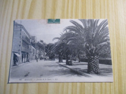 CPA Bougie (Algérie).Avenue De La Gare - Carte Animée, Oblitérée Le 06/01/1909. - Bejaia (Bougie)