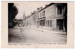 60-Oise * BORAN - Avenue De La Gare - Carte En L'état - Voyagée En 1917  * - Boran-sur-Oise