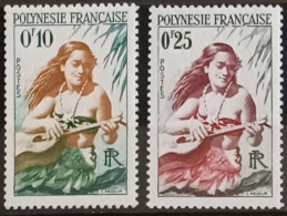 Polynesie Française  1958-60,  YT N°1-2  **,  Cote YT 1,5€ - Neufs