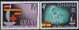 Ghana  1963,  YT N°132-33  **,  Cote YT 3,25€ - Ghana (1957-...)