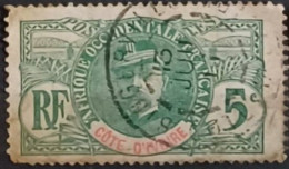 Côte D'Ivoire  1906-07,  YT N°24  O,  Cote YT 4€ - Usados