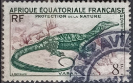 Afrique Equatoriale Française  1955,  YT N°231  O,  Cote YT 1,5€ - Usados