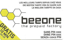 Switzerland: Prepaid Beeone - Gratis 10 Min - Suisse