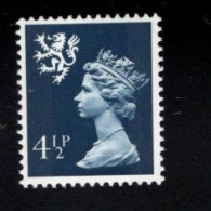 467775948 1974 SCOTT SMH4 GIBBONS S19 (XX) POSTFRIS MINT NEVER HINGED - QUEEN ELIZABETH II - TWO BANDS - Schottland