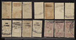 French Ivory Coast Tax Stamps1892-1944 , 7 Used, Hinged - Used Stamps