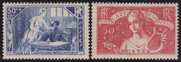 France  .  Y&T   .   307/308   .     *      .     Neuf Avec Gomme - Unused Stamps