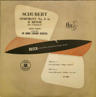 Schubert Symphony No. 8 In B Minor - Vinile Decca LP 33 1/3 - Formatos Especiales