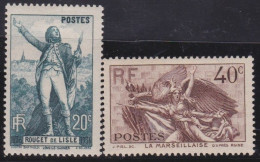 France  .  Y&T   .   314/315   .     *      .     Neuf Avec Gomme - Unused Stamps