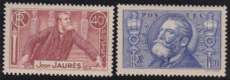 France  .  Y&T   .   318/319    .     *      .     Neuf Avec Gomme - Unused Stamps