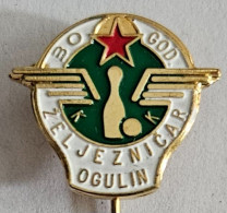 KK Zeljeznicar Ogulin Kuglacki Klub Bowling Club  PINS BADGES A13/11 - Bowling