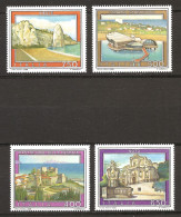 Italie Italia 1988 N° 1777 / 80 ** Château Médièval, Pescaia, Lignano Sabbiadora, Eglise, Noto, Vieste, Terrazza A Mare - 1981-90: Neufs