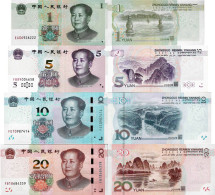China 2019-20 Set 4 Psc. 1+5+10+20 Yuan - Pick NEW UNC - China