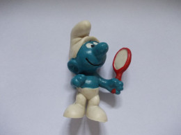 Figurine Schtroumpf / Smurf Met Spiegel - Smurfen