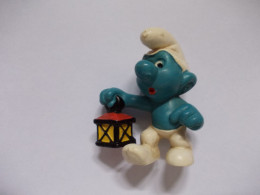 Figurine Schtroumpf / Smurf Met Lantaarn - Schtroumpfs (Los Pitufos)