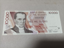 Billete De Ecuador De 10000 Sucres, Año 1999, UNC - Ecuador