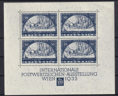 AUSTRIA (1933) - MNH - WIPA-Block - FAKSIMILE! - Nuovi
