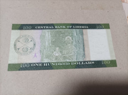 Billete De Liberia De 100 Dólares, Año 2016, Serie AA, UNC - Liberia