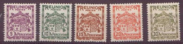 Réunion - Taxe - YT N° 16 à 20 **  - Neuf Sans Charnière - Timbres-taxe