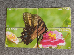 BUTTERFLY - USA-05 - SET OF 4 CARDS - Cina