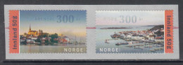 2023 Norway 300th Anniversary Of Arendal And Risor Harbour Port Boats Complete Pair MNH @ BELOW FACE VALUE - Unused Stamps