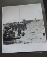 PHOTOGRAPHIES ORIGINALES - ARRIVEE LIEU OPERATION-   7E HUSSARDS - ALGERIE - 1959 - War, Military