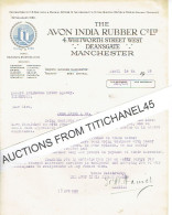 1925 MANCHESTER -  Letter Of The AVON INDIA RUBBER C° Ltd - United Kingdom