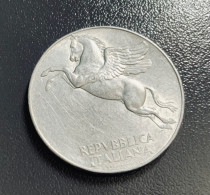 ITALIA Repubblica - 1950 -  Moneta 10 LIRE -  Fronte Pegaso - 10 Liras
