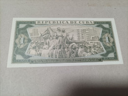 Billete De Cuba De 1 Peso Año 1985, Nº Bajo 062609, UNC - Kuba