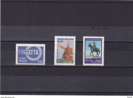 FINLANDE 1967  Yvert 589 + 592 + 596 NEUF** MNH Cote 4 Euros - Neufs