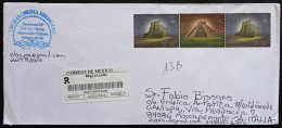 Mexico 18.03.2023 - Registered Letter To Italy - Brieven En Documenten