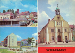 Ansichtskarte Wolgast Am Hafen, Straße Der Befreiung, Rathaus 1981 - Wolgast