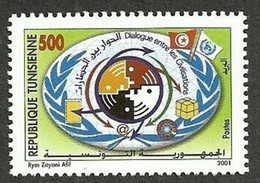 2001 - Tunisie – 2001 Année Du Dialogue Entre Les Civilisations - Emission Complète 1v.MNH** - Sonstige & Ohne Zuordnung