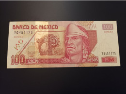 Billete De México De 100 Pesos, Año 2008, AUNC - México