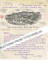 1919 MANCHESTER -  Letter Of The CLAYTON ANILINE C° Ltd - TNT And Dyes Manufacturer - United Kingdom