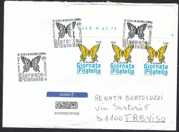 Italia 2016; FDC Con Annullo Speciale, Posta1 Con Terzina Di Giornata Filatelia; Bordo Superiore Con Angolo. - 2011-20: Cartas & Documentos