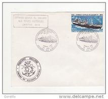 TAAF Campagnes Australes Du Gallieni FDC Premier Jour 1973 (PA N° 29) "Dernier Voyage" - FDC