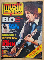 Musik Express [musikexpress]. Nr. 5 Mai 78 Neil Young, Patty Smith, Jethro Tull - Music