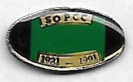 @@ Ballon Rugby SOPCC Pont De Cheruy Chavanoz 1931-1991 @@sp173c - Rugby