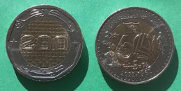 Algeria 200 Dinars 2022-AH1443, 60th Anniversary Of Independence, KM#New, Unc Bi-metallic - Algeria